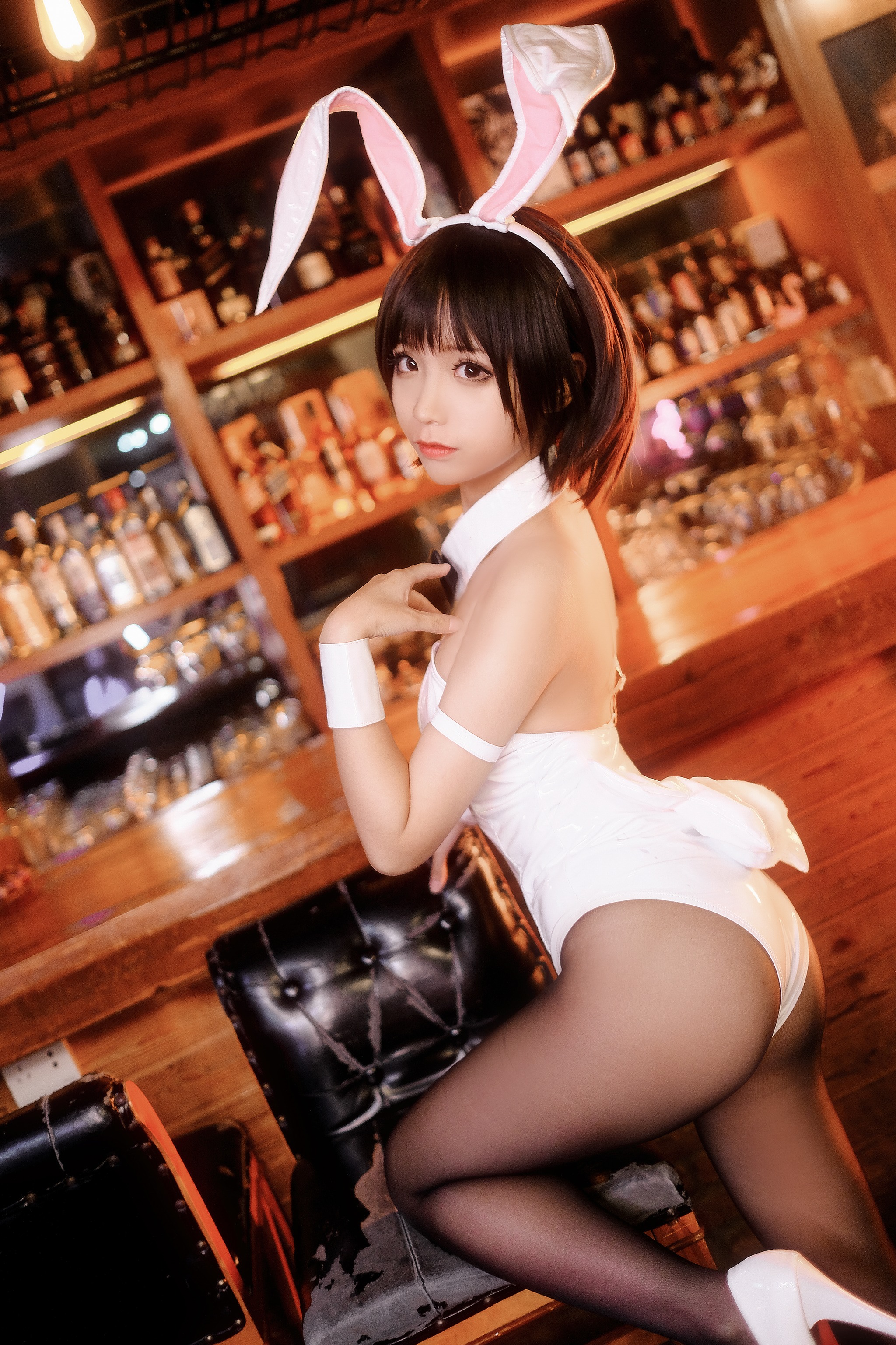 图片[1]-蠢沫沫 – NO.035 加藤惠兔女郎[40P]-XikXak
